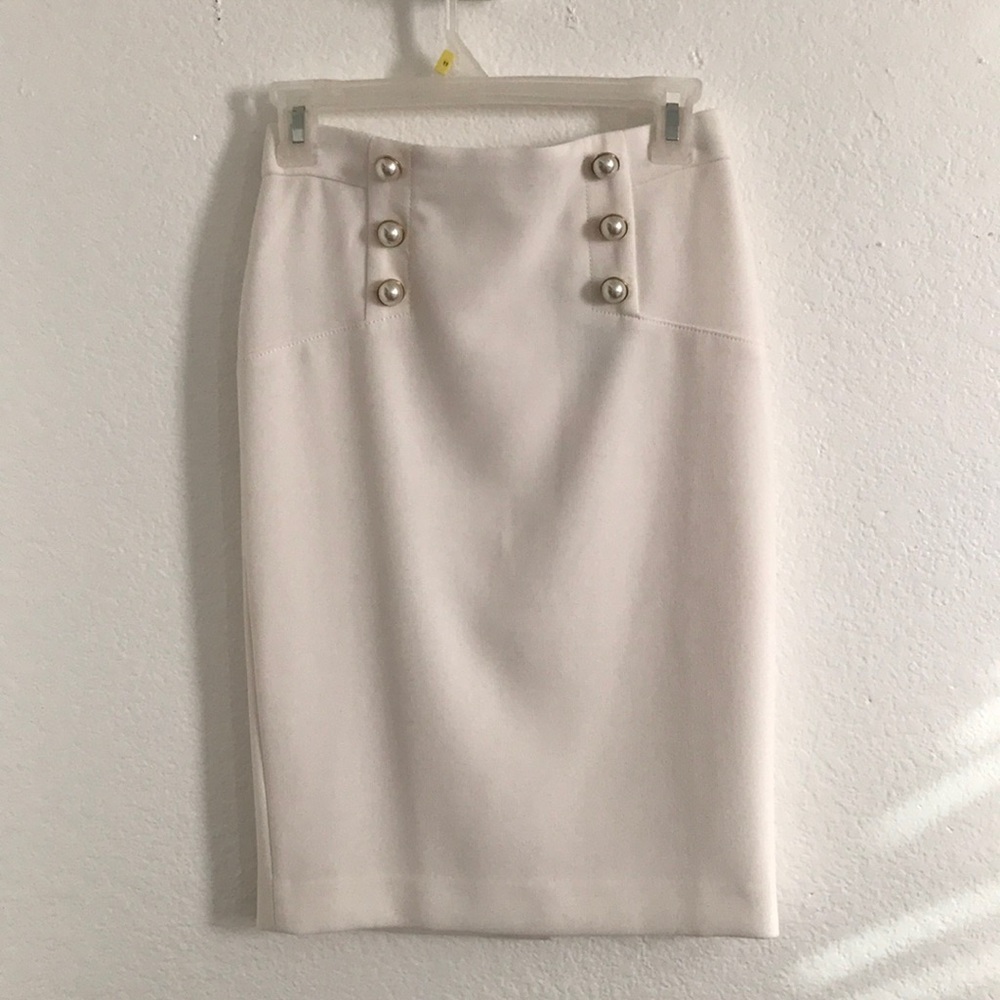 White skirt